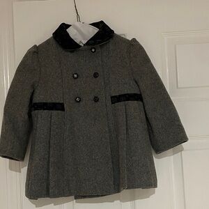 F W Fischer Grey  Wool Children’s Coat